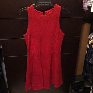 Red Rag and Bone Textured Fit & Flare Dress Sz. M